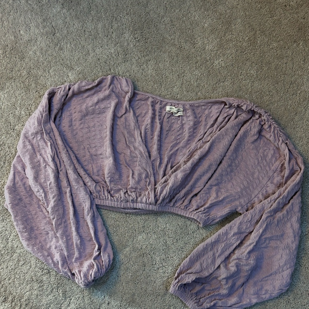 Urban Outfitters Lilac Textured Top